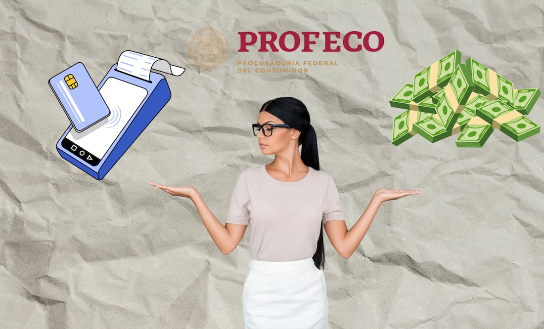 Profeco dice que cobrar comisión por pagar con tarjeta es ilegal (Foto: Canva)