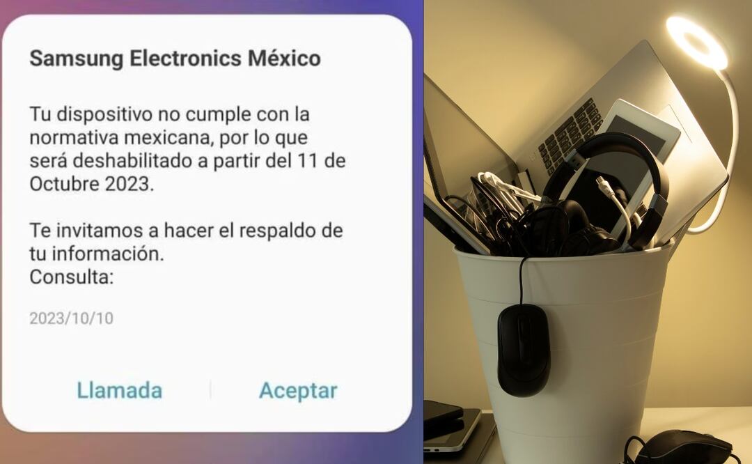 La empresa surcoreana comenzó a inhabilitar los dispositivos que no cumplen con las normas del país. (Foto: DeDinero)