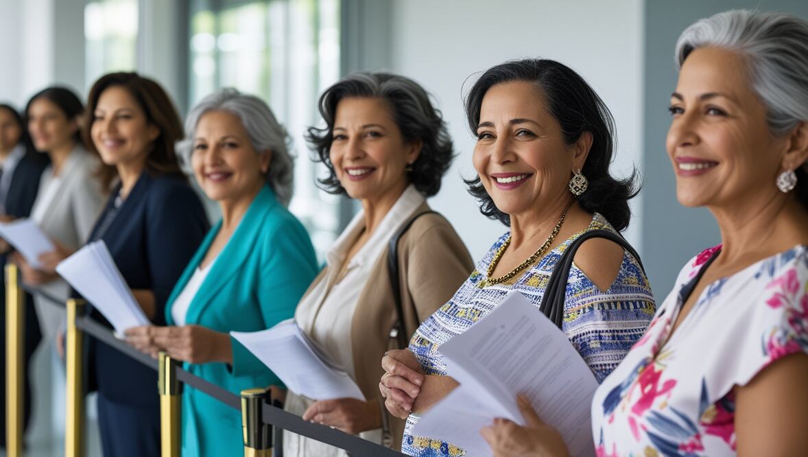 El programa Mujeres Bienestar sigue avanzando en agosto con nuevas jornadas de registro (Foto: IA)
