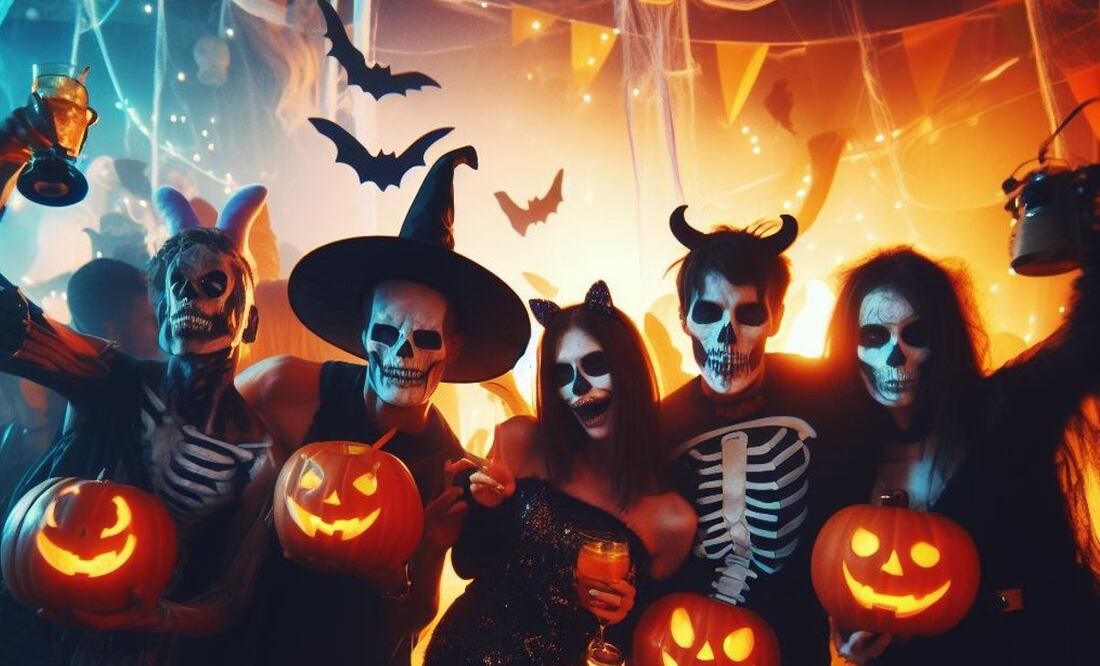 Que no te preocupe el disfraz, tu disfruta de la noche. (Foto: Creada con Realidad Artificial)