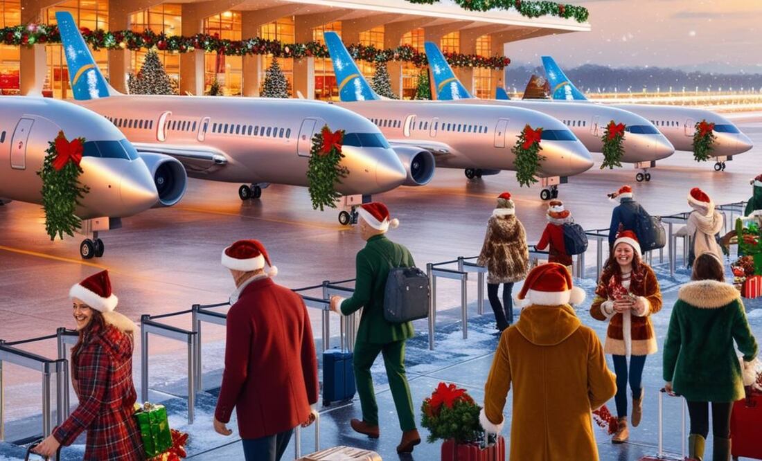 Conoce cómo comprar boletos de avión baratos en esta época vacacional. (Foto: Creada con IA)