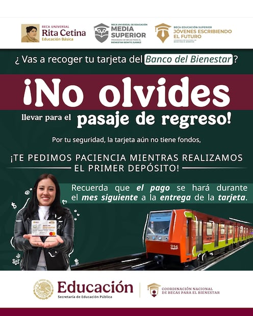 Becas del Bienestar. (Foto: X de la CNBBBJ)