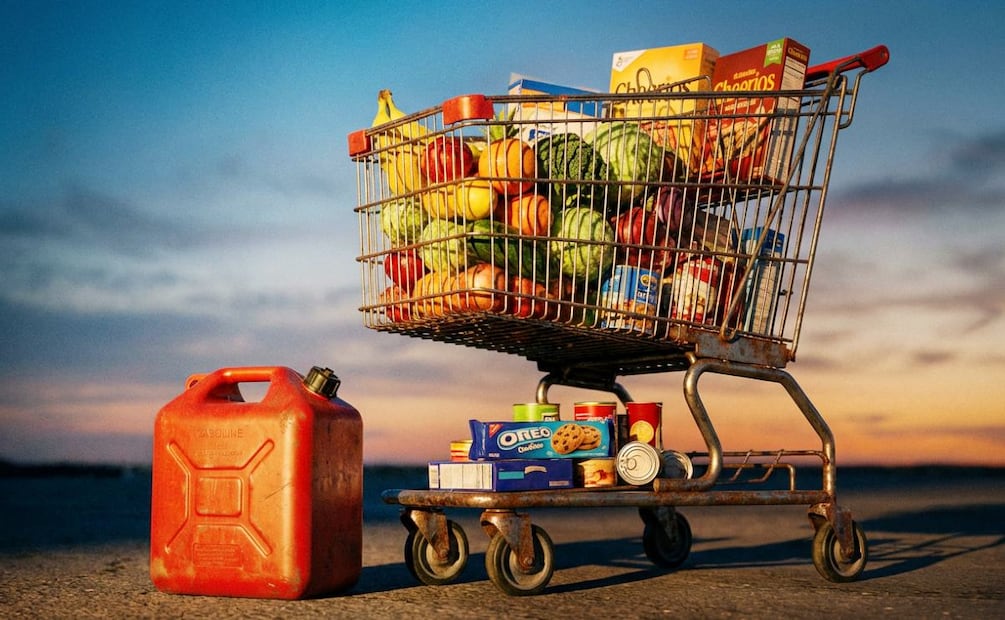 Vales de despensa y gasolina se vuelven clave: así ayudan a estirar el presupuesto familiar. (Foto: Creada con IA)