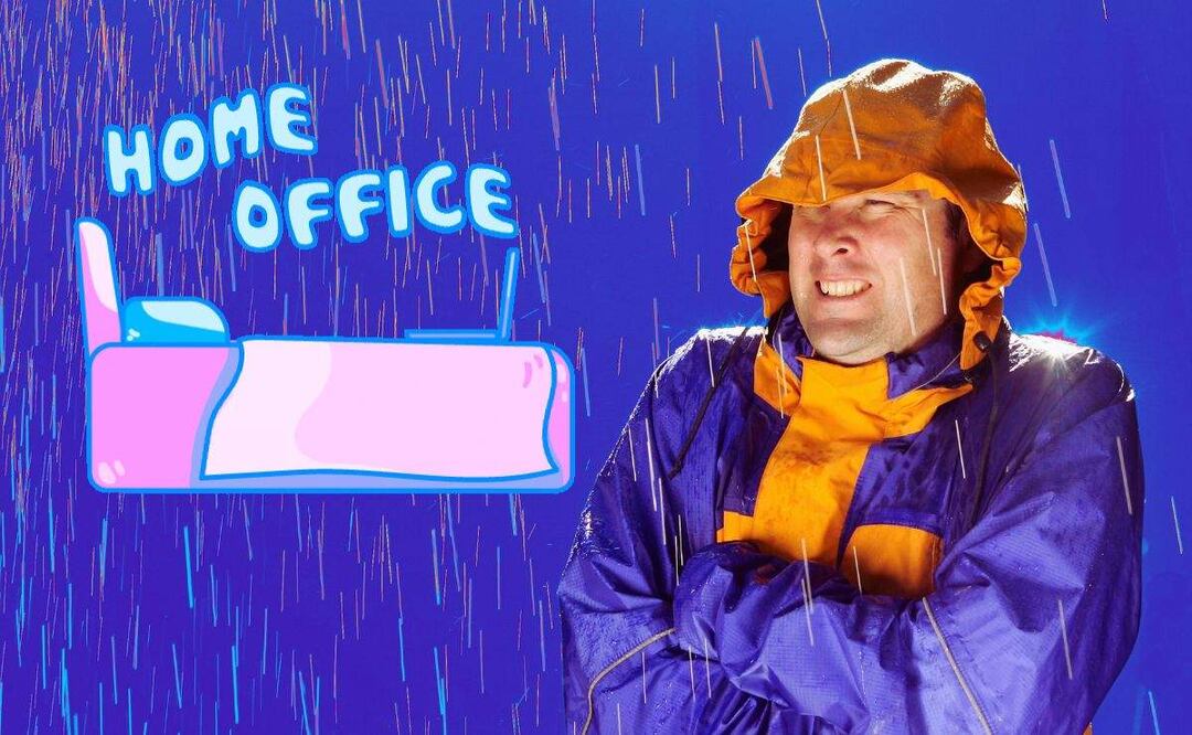 ¿Qué está pasando con el home office en días lluviosos? (Foto: DeDinero)