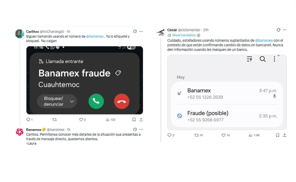 Así clonan el número de Banamex: la guía definitiva para no caer en la estafa. (Foto: captura de pantalla)