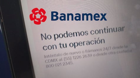 Se cae app de Banamex y esto tienes que hacer si tienes operaciones urgentes