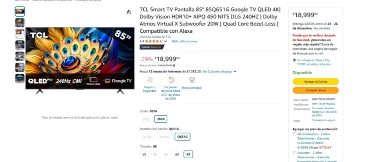 Smart TV. (Foto: Captura de pantalla)