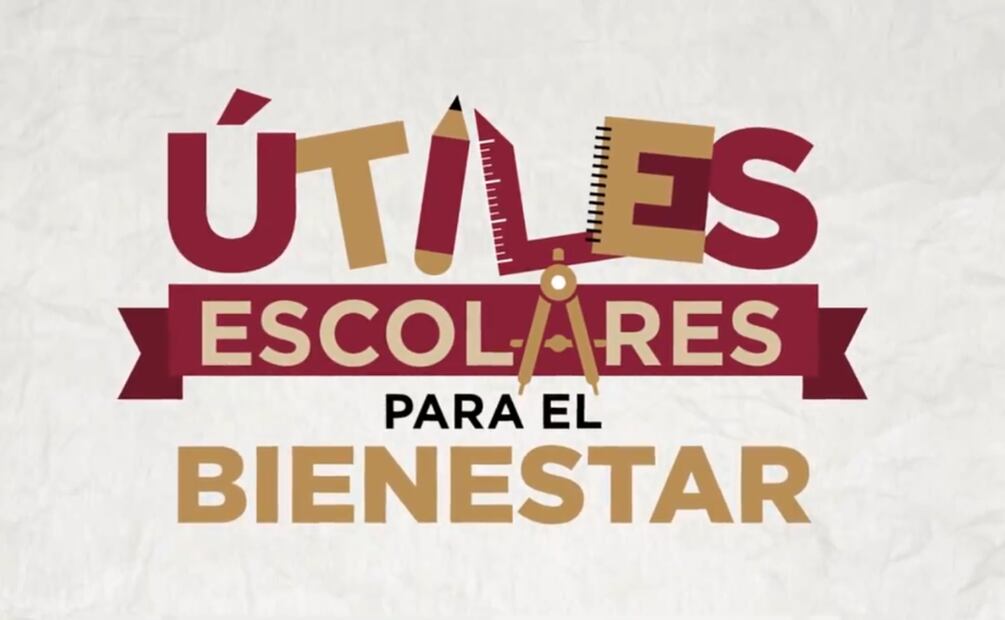 En el Edomex a los estudiantes se les entrega un kit de “Útiles para el Bienestar” (Foto: Captura de pantalla)