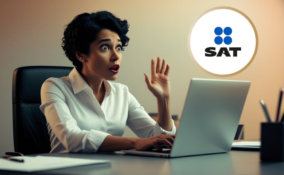 El SAT lanza este mensaje de error: conoce por qué ocurre y cómo seguir con tu declaración. (Foto: Creada con IA)