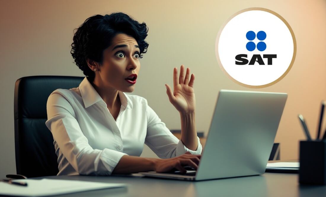 El SAT lanza este mensaje de error: conoce por qué ocurre y cómo seguir con tu declaración. (Foto: Creada con IA)