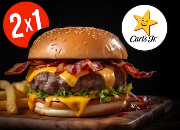 Carl’s Jr. y su increíble promoción 2x1 en hamburguesas todos los lunes