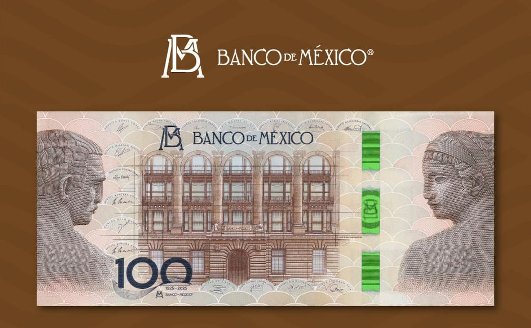 Billete conmemorativo de 100 pesos genera dudas: Banxico explica si está en circulación. (Foto: Redes sociales Banxico)