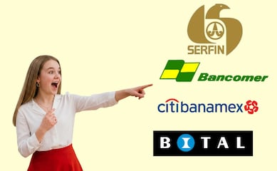  De Bancomer a BBVA y de Serfin a Santander: así cambiaron de nombre los bancos en México