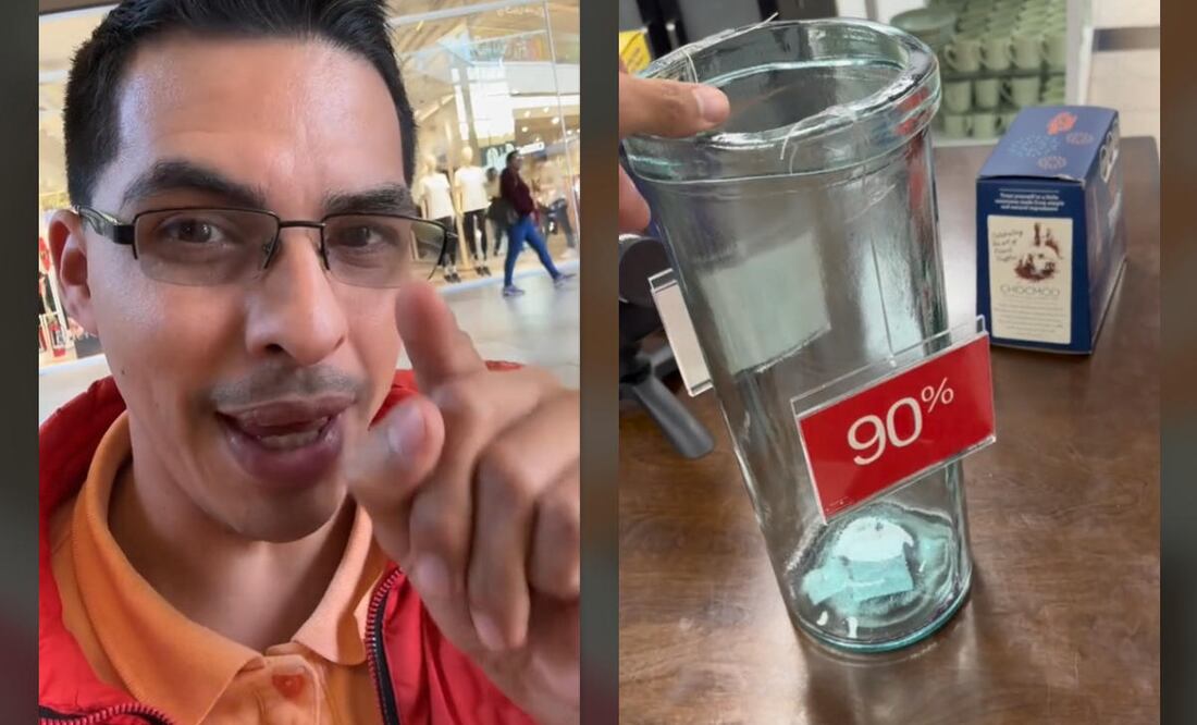 El artículo llevaba una etiqueta de 90 por ciento de descuento, pero cuenta que no querían hacerlo válido. (Foto: Captura)