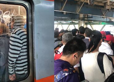 Sobrecupo en vagones y en andenes: Así amanece el Metro de la CDMX hoy 29 de febrero
