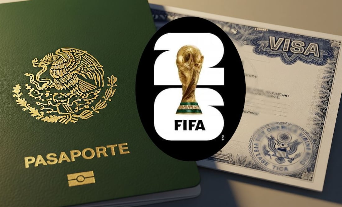 Visa y pasaporte: lo que pagarás para ir al Mundial 2026. (Foto: Creada con IA)