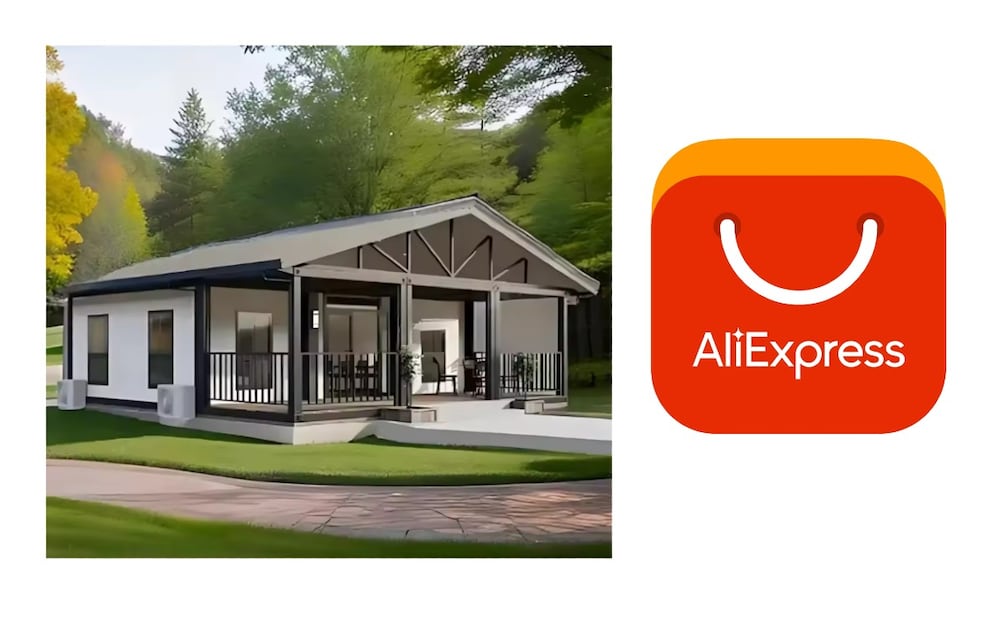 Joven mexicana compra casa prefabricada en AliExpress por menos de $200 mil pesos y se vuelve viral. . (Foto: Captura de pantalla)