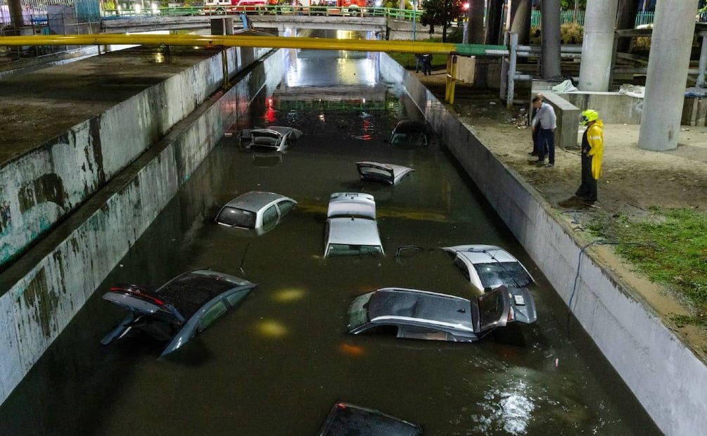 Inundaciones en CDMX. (Foto: Cuartoscuro)