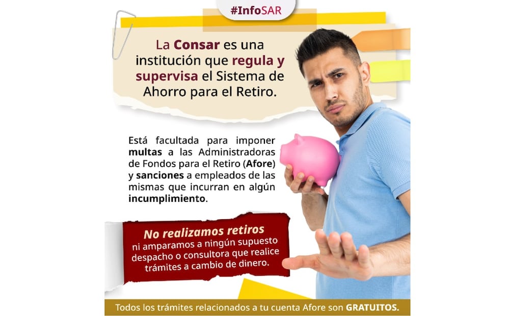 Qué es la Consar. (Foto: X de la Consar)
