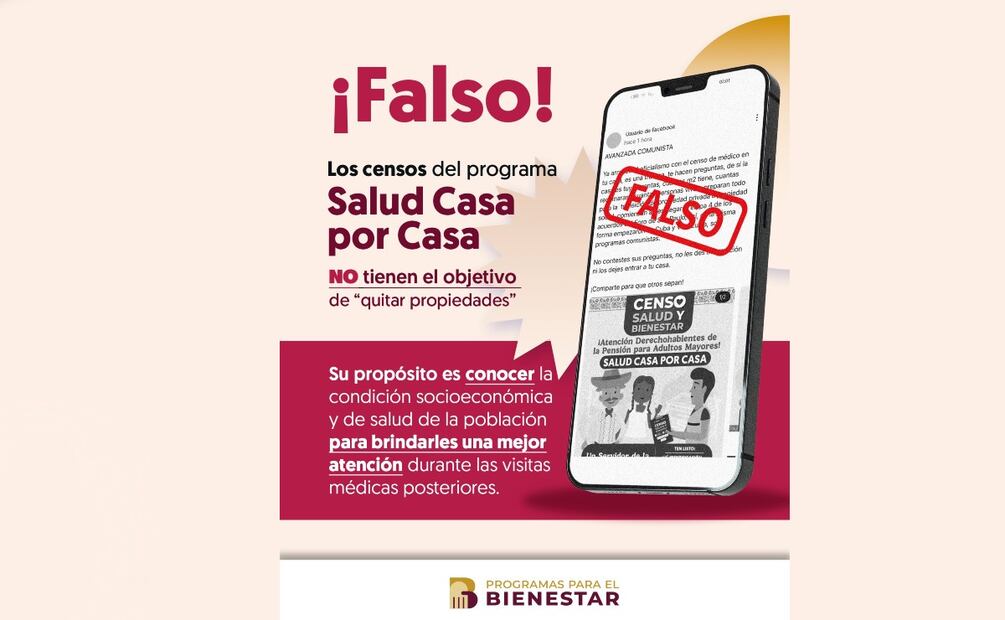 Salud Casa por Casa. (Foto: Redes sociales)