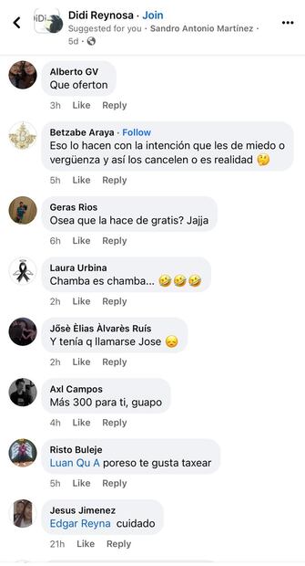 Conductor de DiDi en el escándalo, por chat filtrado. (Foto: Redes sociales)