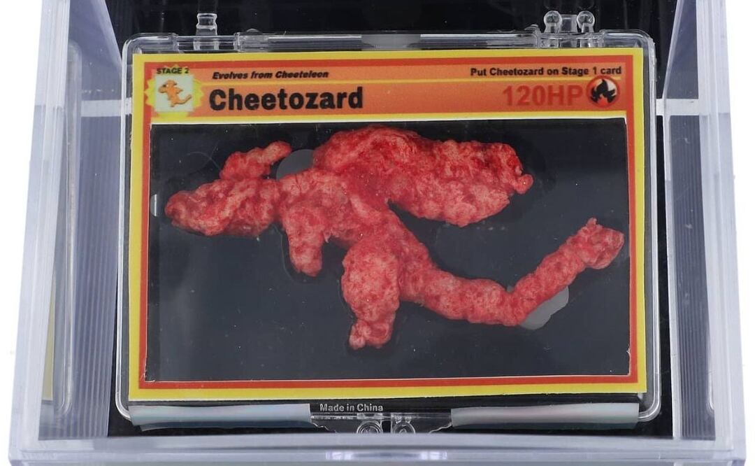 ¡Increíble! Un Cheeto con forma de Charizard se subasta por casi 10 mil dólares. (Foto: Captura de pantalla)