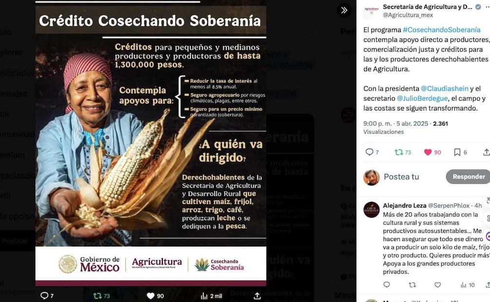¿Cuáles son los apoyos de Claudia Sheinbaum? (Foto: X)