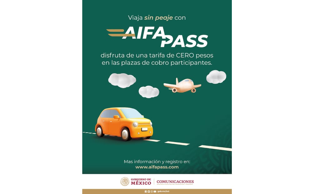 Ahorra en tus traslados con AIFA PASS. (Foto: Captura de pantalla)