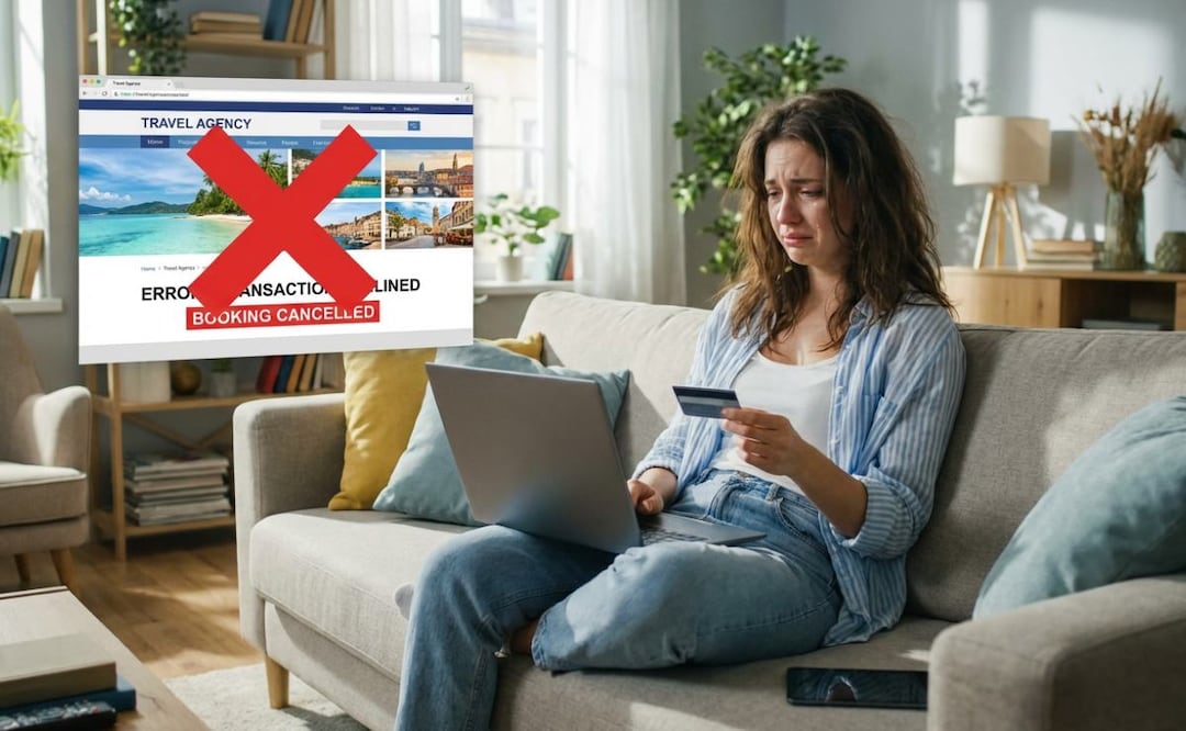 Así roban los ciberdelincuentes con paquetes de vacaciones baratos en esta temporada. (Foto: Creada con IA)