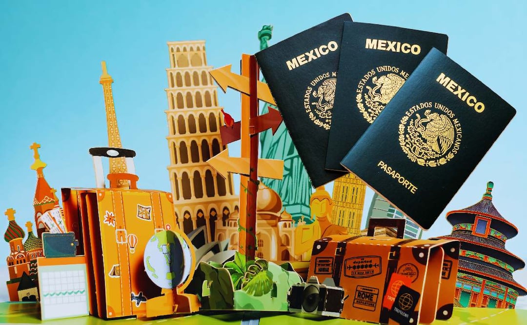 ¿A qué países puedes viajar con pasaporte mexicano? (Foto: DeDinero)
