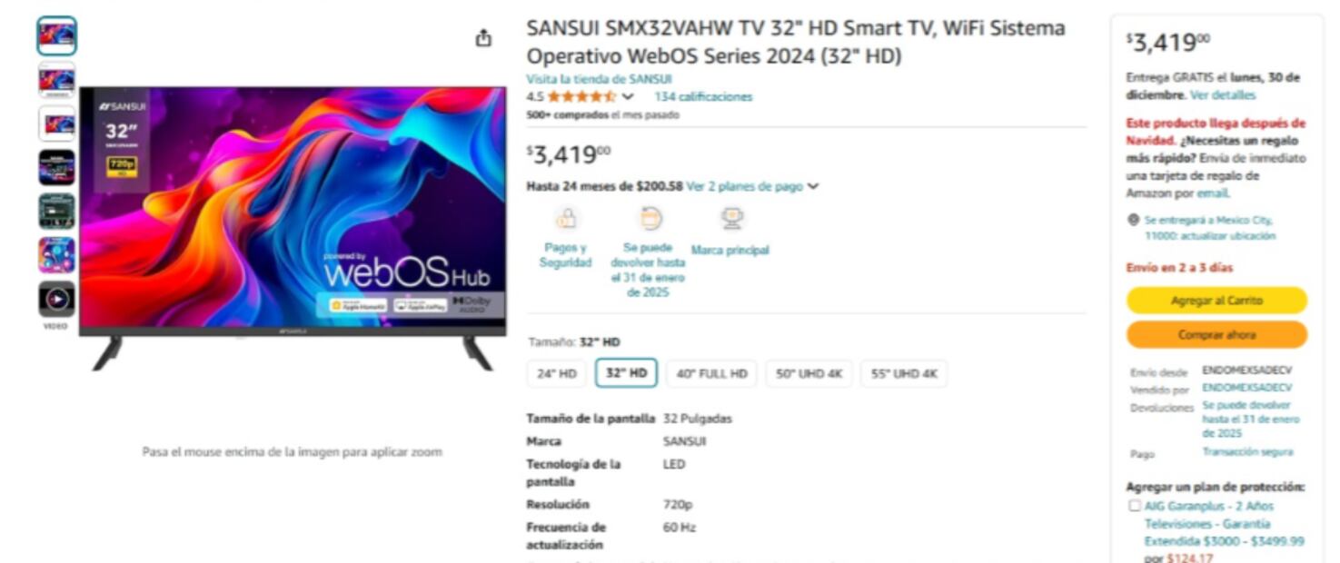 Smart TV. (Foto: Captura de pantalla)