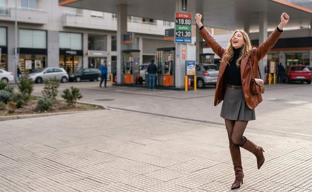 ¿Gasolina gratis por un año? (Foto: creada con IA)