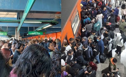 En día de quincena, el Metro de la Ciudad de México colapsa