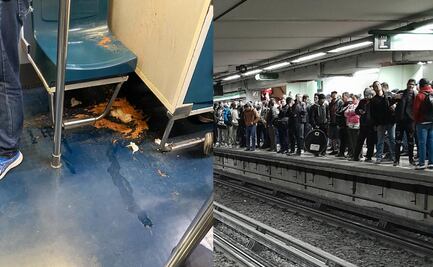 Trenes con retrasos de más de 20 minutos y con vagones vomitados: Así amanece el Metro de la CDMX