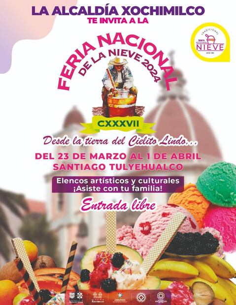 Si no tienes plan para Semana Santa, lánzate a la Feria Nacional de la Nieve. (Foto: Redes sociales)