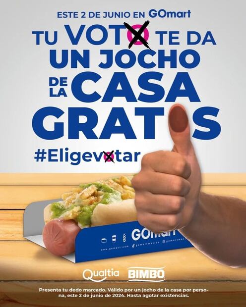Promoción con motivo al 2 de junio. (Foto: Redes sociales).