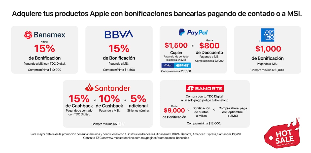El Hot Sale 2025 está aquí: encuentra en MacStore los productos Apple que quieres a precios increíbles