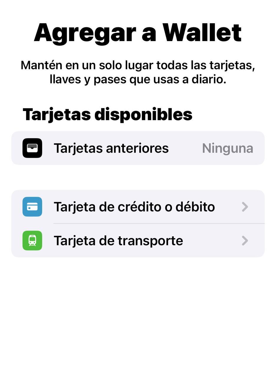 Añadir tarjeta a Apple Pay. (Foto: Captura de pantalla)