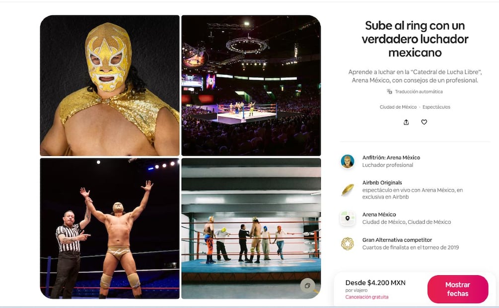 Experiencia Airbnb. (Foto: Captura de pantalla)