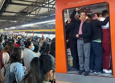 Usuarios reportan caos en varias Líneas del Metro de la CDMX