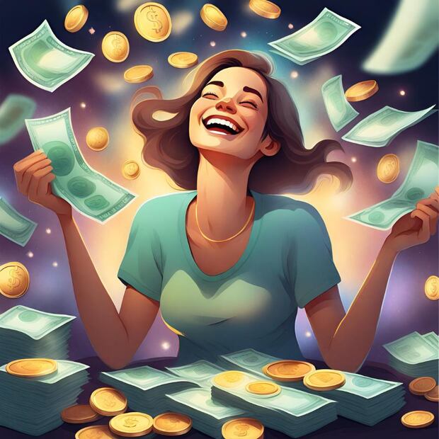 El dinero no compra la felicidad, pero sí ayuda a tener una vida estable. (Foto: Generada con Inteligencia Artificial)