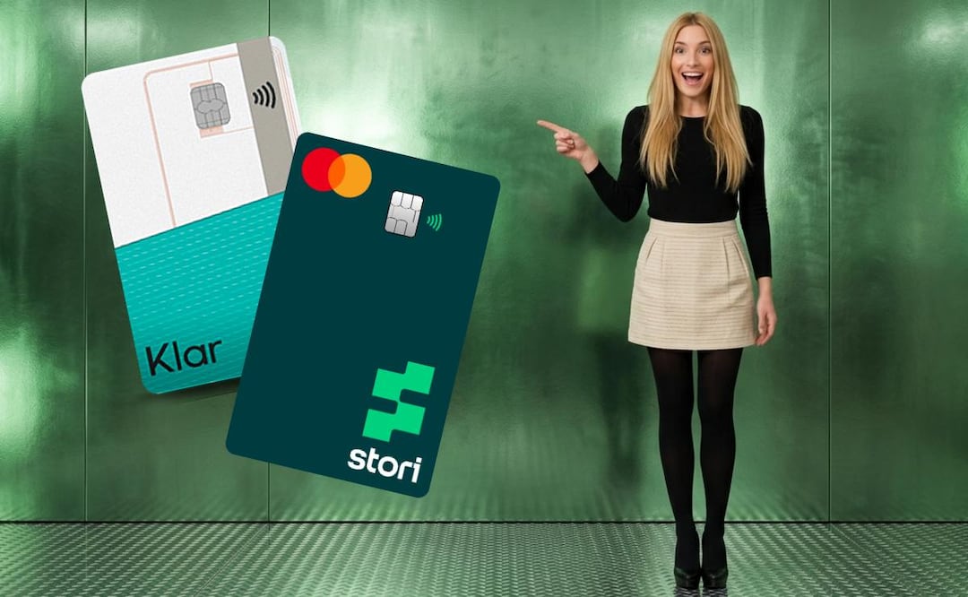 Stori vs Klar: ¿qué tarjeta de crédito cobra menos intereses y ofrece más beneficios sin anualidad? (Foto: Creada con IA / captura de pantalla)