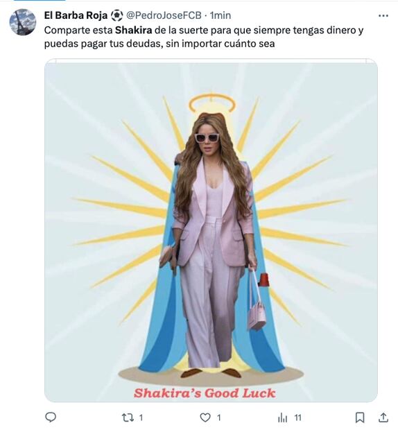 Memes de Shakira en redes sociales