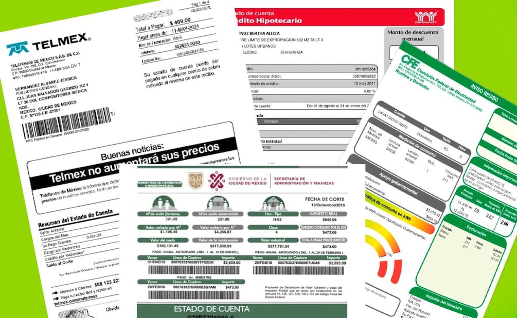 ¿Vas a pedir un crédito Fonacot? Estos comprobantes de domicilio son válidos en 2025 para iniciar el trámite. (Foto: DeDinero)