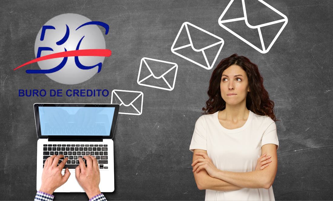 El Buró de Crédito puede enviarte correos electrónicos legítimos pero también existen estafadores que intentan suplantar a la institución (Foto: Canva)