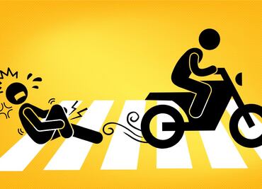 Conductor libra multa de más de 2 mil pesos a pesar de circular en ciclovía y provocar accidente