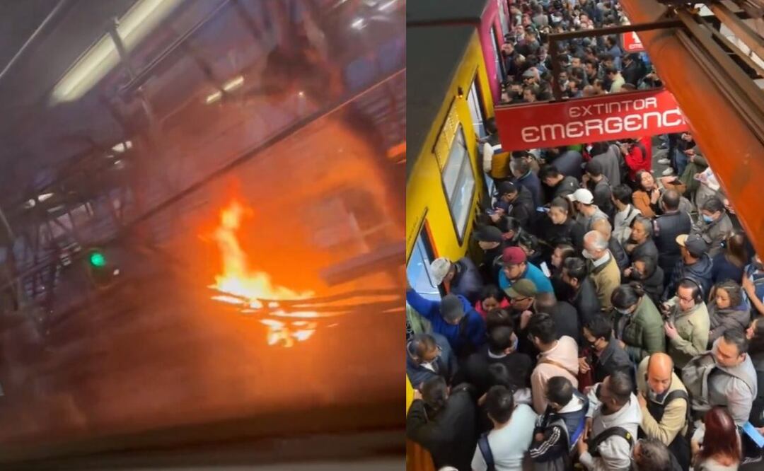 El Metro declaró que los incendios no afectan a la circulación de los trenes. (Foto: Redes sociales)