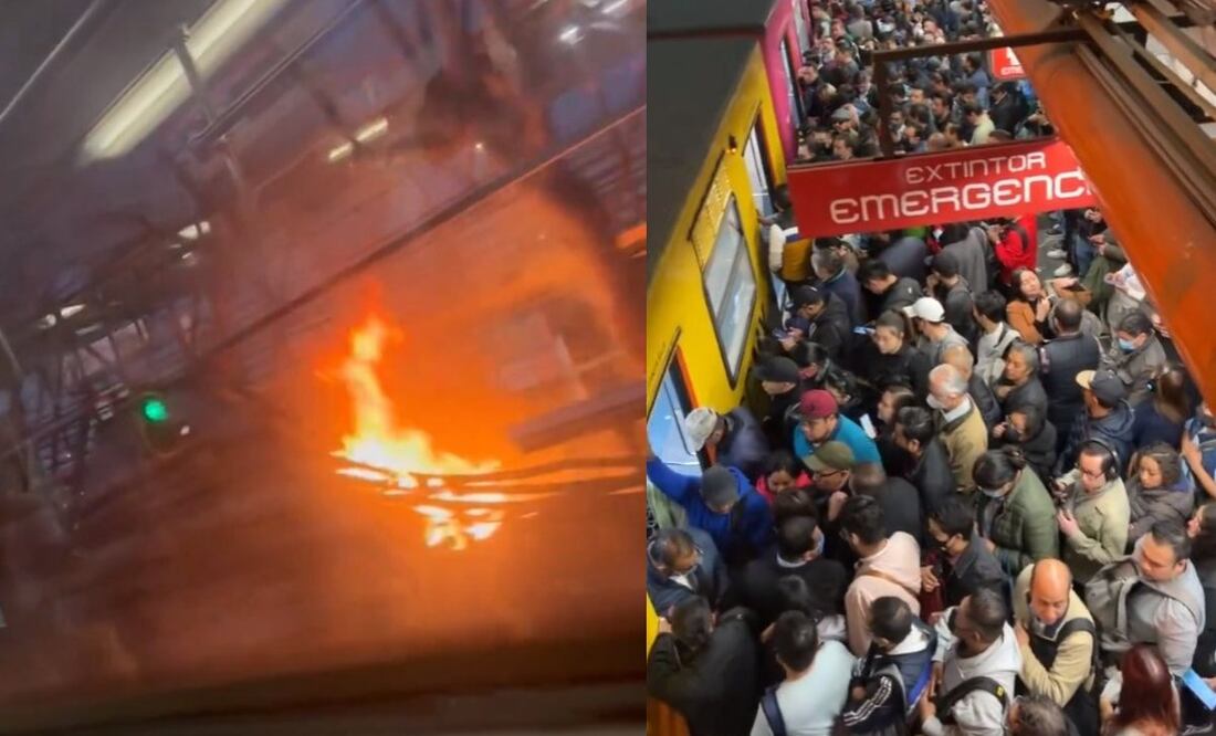 El Metro declaró que los incendios no afectan a la circulación de los trenes. (Foto: Redes sociales)