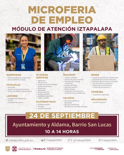 Microferia de Empleo. (Foto: Redes sociales)
