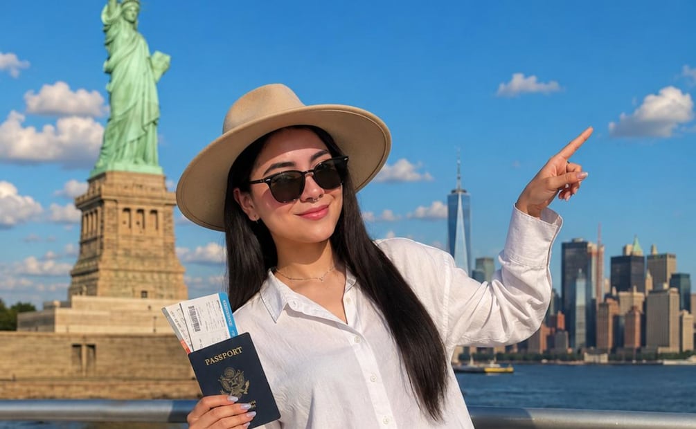 American Express o Banorte: Esta tarjeta te conviene más si planeas viajar pronto a Estados Unidos. (Foto: Creada con IA)